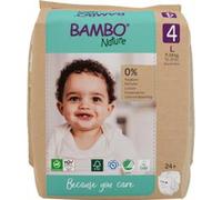Bambo Nature Premium Eco Nappies Size 4 (15–31 lb / 7–14 kg) Maxi 24PK – Eco-Labelled