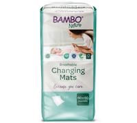 Bambo Nature Disposable Changing Mats, Size 60x60 cm, Pack of 10, Absorbency of