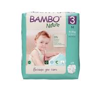 Bambo Nature Midi 4-8 kg, White, Size 3 (1 X Pack Of 28)