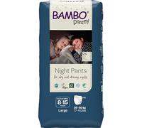 Bambo Nature Premium Dreamy Night Pants, Pull Up Pants, Eco-Labeled Night Time Diapers, Secure, Comfortable, Skin Friendly : Children Aged 8-15 Years, 10 Count