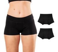 Bambody Absorbent Boxer, 5th Gen, Large, 2 Pack, Black