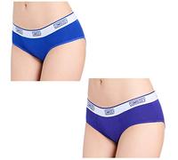 Bambody Absorbent Hipster: Sporty Period Panties | Protective Active Wear Underwear - 2 Pack: Dark Blue-Violet - Small