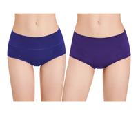 Bambody Absorbent Panty, 3rd Generation, Dark Blue and Dark Purple, 4XL, 2pk