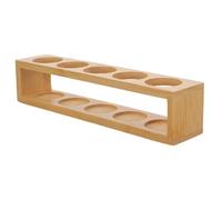 Bamboo 5 Hole Essential Oil Tray Decorative Display Holder