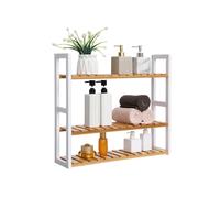 Bamboo Adjustable Rack, Natural + White