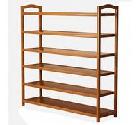 Bamboo and Wood Shoe Rack, Independent Space-Saving Shoe nizer for Entryway, Living Room, Bedroom (90x106x24cm, 35.4x41.7x9.4in) - Stylish Storage Solution