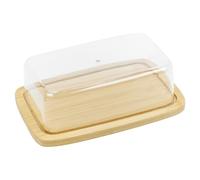 (Bamboo Base) Bamboo Or Stainless Steel Butter Dish & Acrylic Lid