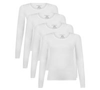 Bamboo basics Ladies, 4er Pack - Lara Long Sleeve, Vest, Crew Neck