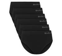 Bamboo basics Ladies Briefs, 6er Pack - Belle Seamless Full Briefs, Jersey, Log