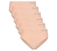 Bamboo basics Ladies Briefs, 6er Pack - Belle Seamless Full Briefs, Jersey, Log