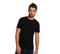 Bamboo Basics - Men's Bamboo T-Shirt - Ruben - Crew Neckline - 2 Pack - Extra Long - Extra Soft and Breathable - Black