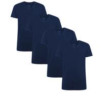 Bamboo Basics Men's T-Shirt VELO, 4-Pack - Undershirt, V-Neck, Single Jersey...