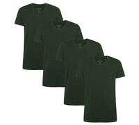 Bamboo Basics Men's T-Shirt VELO, 4-Pack - Undershirt, V-Neck, Single Jersey...