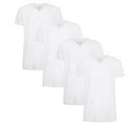 Bamboo Basics Men's T-Shirt VELO, 4-Pack - Undershirt, V-Neck, Single Jersey...