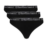 Bamboo Basics Women's String EMMA, 3-Pack - Logo Band, Breathable, Single J...