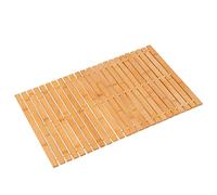 Bamboo Bath Mat Bathroom Rugs Floor Wood Shower Bathtub Waterproof Non Slip Accessories 16x24 Inch Easy to Clean, Natural Bamboo, 1 pc