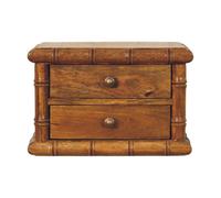 Bamboo Bedside in Amber Oak Finish