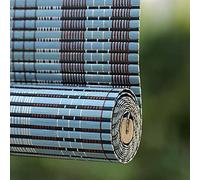 Bamboo Blackout Roller Blinds Versatile Indoor & Outdoor Curtains Eco Friendly Room Divider for Privacy and Light Control