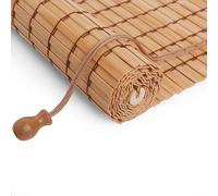 Bamboo Blinds 80x160cm Natural Bamboo Roller Roman Blinds Sun Shade Curtain for Windows Indoor Outdoor