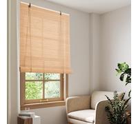 Bamboo Blinds for Windows Sunshade Roll up Bamboo Shades for Patio Bamboo Roller Blinds 90 100 110 120 140 180cm Wide Bamboo Curtains Pergola Kitchen Blinds for Indoor Outdoor Bamboo Door Curtain