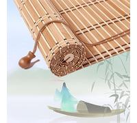 Bamboo Blinds, Retro Outdoor Shades for Patio Bamboo Roller Blinds, Bamboo Roll Up Blinds, Bamboo Shades Blinds, Outdoor/Indoor Window Privacy, Porch blinds