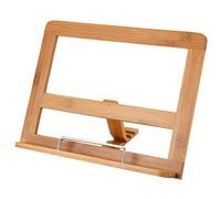 Bamboo Book Stand, Recipe Cookbook Holder