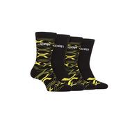 Bamboo Boot Socks - Thick Heavy Duty Socks - Socks Ideal for Hiking Jeep Jet Black 6-11