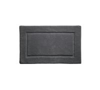 Bamboo Bordered Dark Grey Bathmat - 60X100 cm