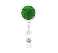 Bamboo Botanical Branch Woods Tropical Chinese Retractable Badge Holder Reel Clip Id Card Holder forNurse Student Office Worker