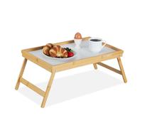 Bamboo breakfast tray Compact Lap Desk Lightweight Bamboo Serving Tray Compact