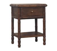 Bamboo Carved Bedside Table