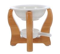 Bamboo Ceramic Essential Oil Burner for Bedroom Hotel Use