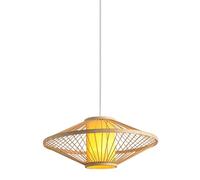 Bamboo Chandeliers Pendant Light,Hanging Lighting Fixtures E27 Lampshade Ceiling Pendant Made,Coastal Retro Japanese Style,Chandeliers No Bulb,for Living Room Bedroom Restaurant Cafe