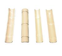 Bamboo channels (half pipe) | Water chutes! | Bamboo channeling | Gutters | Pack of 4 | 0.5 metre