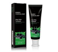 Bamboo Charcoal Deep Whitening Toothpaste-Deeply Brightens Teeth, Gently Removes Stains, Freshens Breath, And Delivers A Cool Minty Sensation(1pcs)