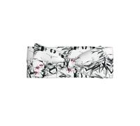 Bamboo Cherry Blossom Printed bow headband, a fashionable turban headband with elasticity, suitable for newborns and infants