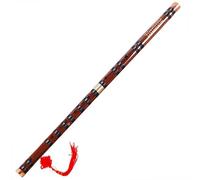 Bamboo Chinese Bamboo Dizi Flute Traditional Musical Instruments For Beginner/professional C/D/E/F/G Key Transverse Flauta(Black,F)