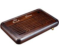 Bamboo Chinese Tea Serving Table Can Store Water Or Items Hollow Design Service Tray