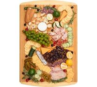 Bamboo Chopping Board, Extra Large Bamboo Cutting Board,Stove Top Cover or Over The Sink Chopping Block,Turkey Carving Board and Giant Charcuterie Serving Tray,Over The Sink Cutting Board