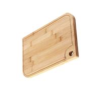 Bamboo Chopping Board for Vegetables, Fruit and Bread with Hole | Non Slip Base, Smooth Edges and Burr Free Finish, Space Saving Hanging Storage for Home Cooks