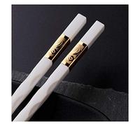 Bamboo Chopsticks，Fiberglass Chopsticks Alloy Fiberglass Reusable ,10 Pairs Chopstick Chinese