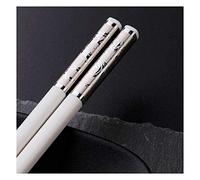 Bamboo Chopsticks，Fiberglass Chopsticks Alloy Fiberglass Reusable ,10 Pairs Chopstick Chinese