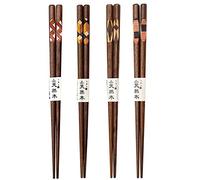 Bamboo Chopsticks， Premium Chopsticks Reusable Multicolour for Sushi Japanese Chinese Korean Wood Chop Sticks