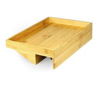 Bamboo Clip-On Bedside Shelf Ergonomic Space Saver Frame Side Table