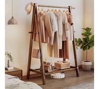 Bamboo Coat Rack Solid Wood Freestanding Hanger with Hooks Multi-Functional Entryway nizer for Hallway Living Room 80x40x150cm Stylish and Durable Design