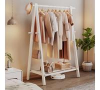 Bamboo Coat Rack with Hooks, Multi-Functional Solid Wood Stand for Hallway and Living Room, Stylish Open Wardrobe Design