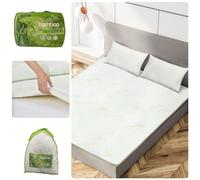 Bamboo Collection Memory Foam Mattress Topper Indulge in Ultimate Softness and Comfort with a Luxurious 4cm Thickness (4Ft)