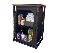 OLPRO Bamboo Cooking Table 60cm x 49cm x 82cm, Black