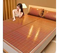 Bamboo Cooling Bed Mat, Double-Sided Use/Breathable/Smooth, 47″x75″ 59″x77″ 71″x79″ 71″x87″ 79″x87″ Bamboo Bed Mat For Office, Hotel, Multi-purpose Bamboo Mattress Topper Pad ( Size : 120x190cm/47x75i