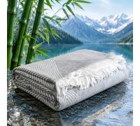 Bamboo Cooling Blanket, cooling blanket，Diamond pattern：150x200cm